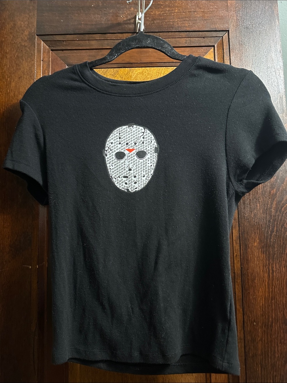 Friday the 13th Rhinestone Crop Top